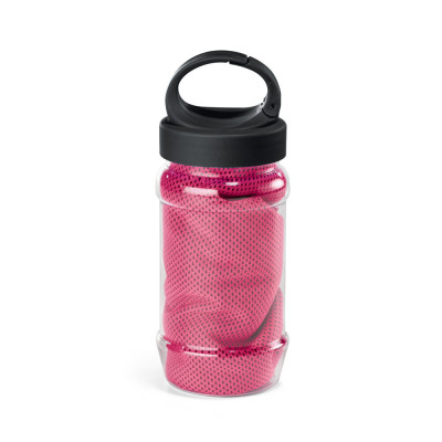 ARTX PLUS. Set with a PP and PET bottle and a polyamide and polyester sports towel